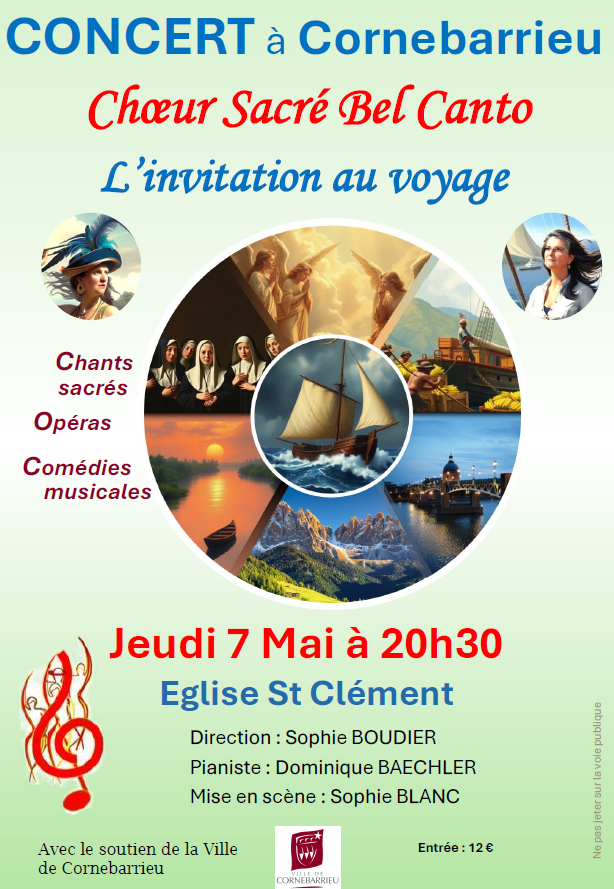 Concert Bel Canto 7 mai 26